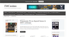 Desktop Screenshot of fitcasino.com